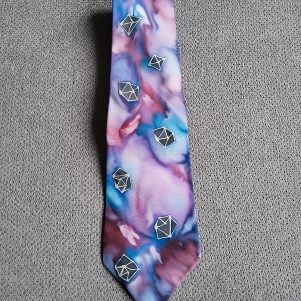 Abstract Pattern Tie in Multicolor - image 1
